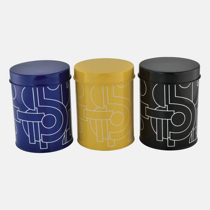MULTICOLORED ROUND CONTAINER SET OF 3 PCS